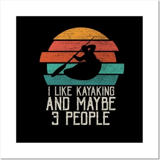 I like kayaking 3 more Posters and Art